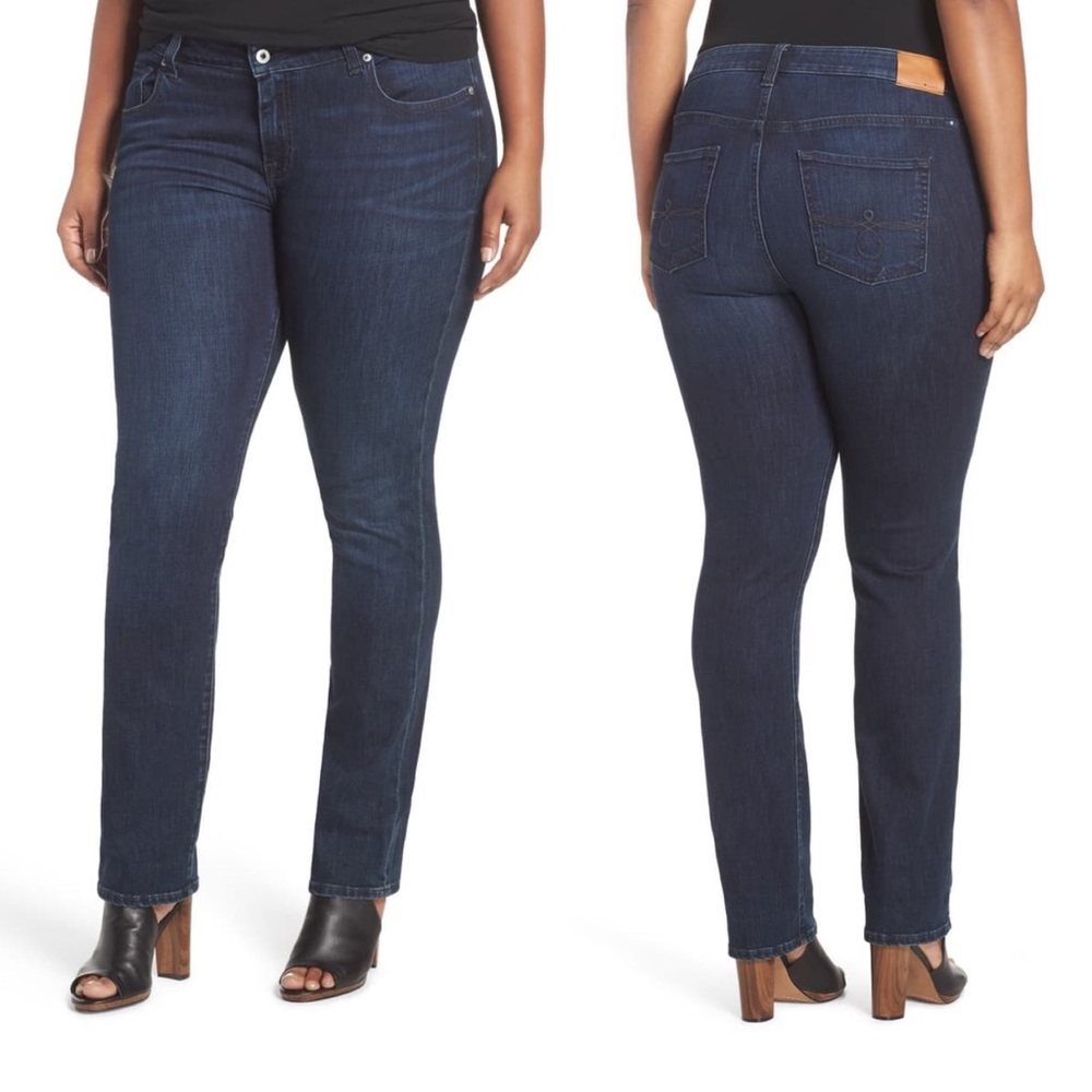 Lucky Brand Ginger Straight Leg Jeans, 22W